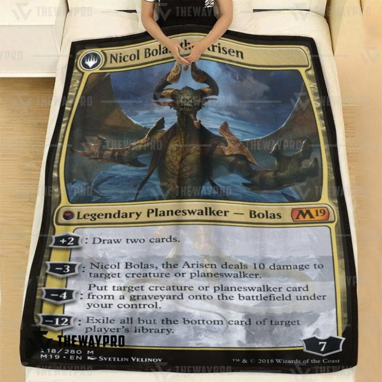Game-Magic-The-Gathering-Nicol-Bolas-The-Arisen-Blanket-1