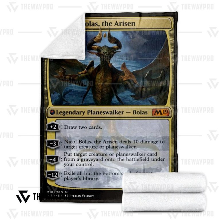 Game-Magic-The-Gathering-Nicol-Bolas-The-Arisen-Blanket-2