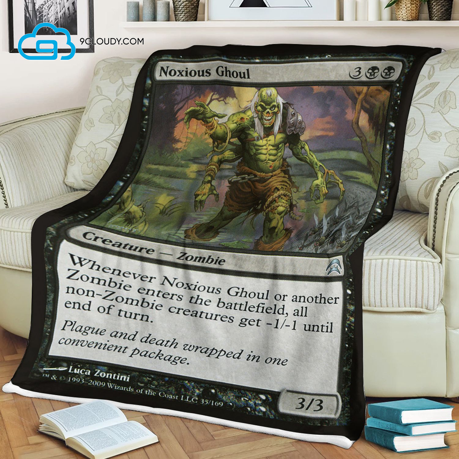 Game Magic The Gathering Noxious Ghoul Blanket Game Magic The Gathering Noxious Ghoul Blanket