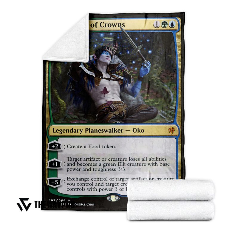 Game-Magic-The-Gathering-Oko-Thief-Of-Crowns-Blanket-2