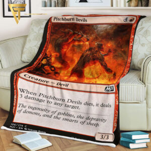 Game Magic The Gathering Pitchburn Devils Blanket