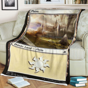 Game Magic The Gathering Plains Sherpa Blanket 3