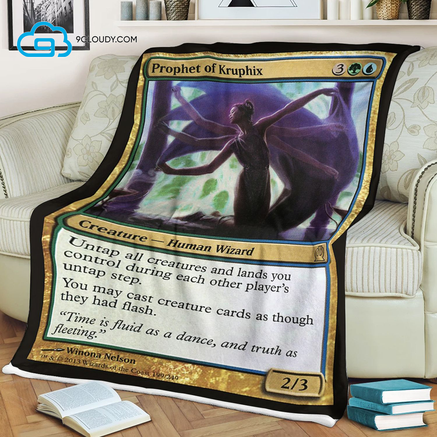 Game Magic The Gathering Prophet Of Kruphix Blanket Game Magic The Gathering Prophet Of Kruphix Blanket