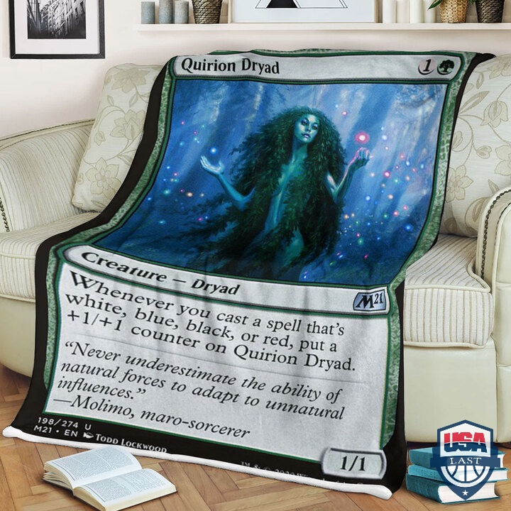 Game Magic The Gathering Quirion Dryad Quilt Blanket Game Magic The Gathering Quirion Dryad Quilt Blanket