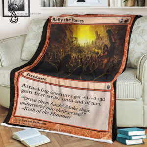 Game Magic The Gathering Rally The Forces Blanket