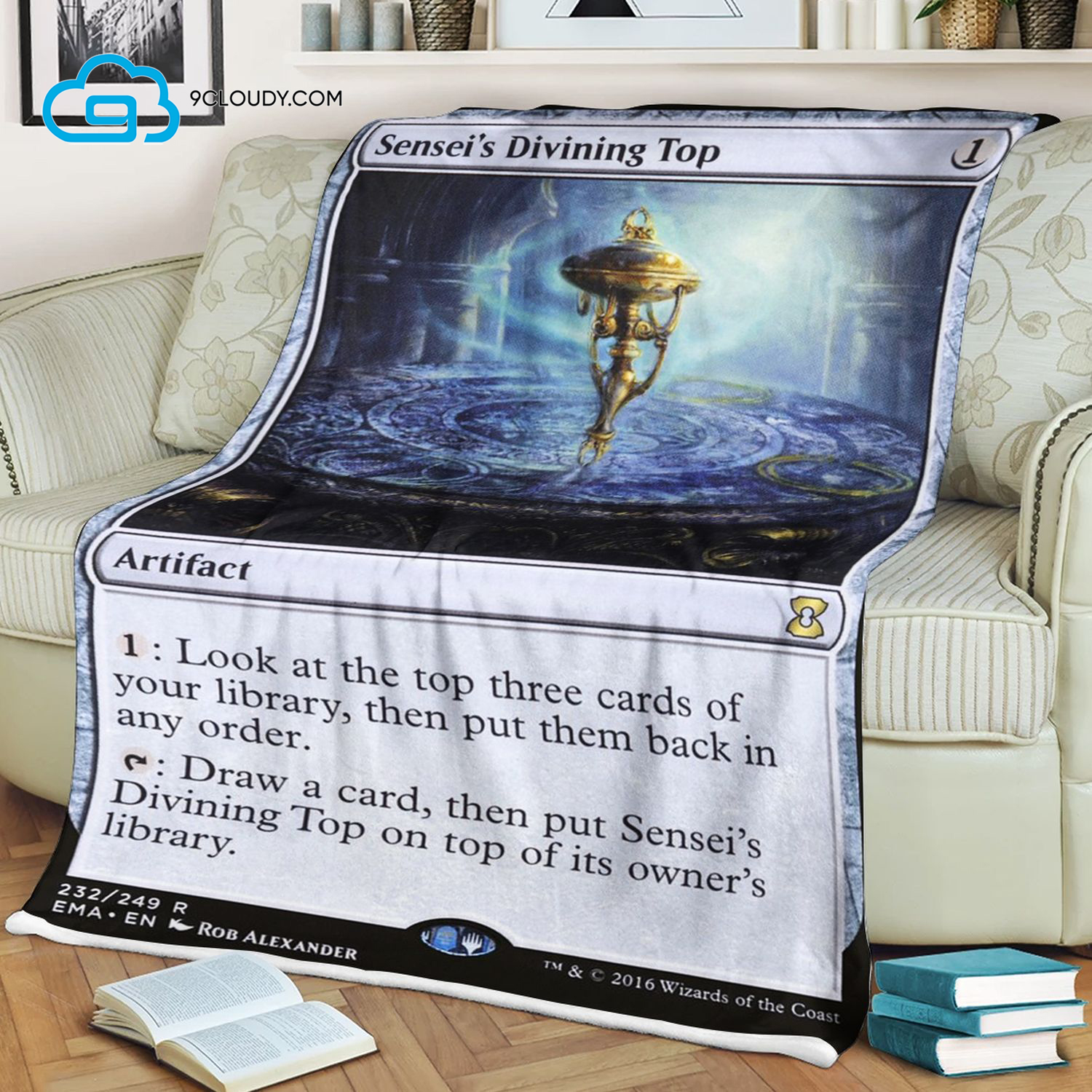 Game Magic The Gathering Senseis Divining Top Blanket Game Magic The Gathering Senseis Divining Top Blanket