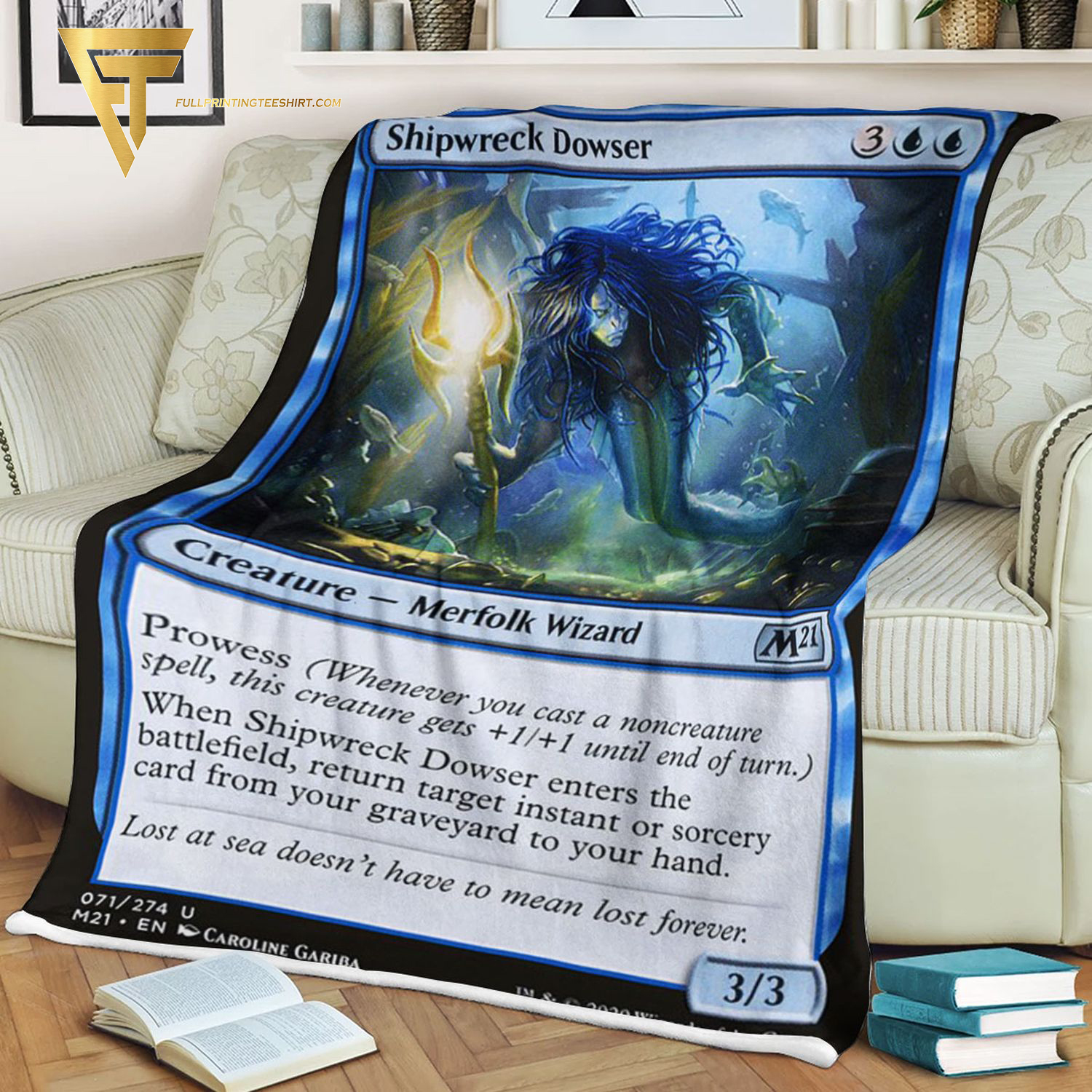 Game Magic The Gathering Shipwreck Dowser Blanket Game Magic The Gathering Shipwreck Dowser Blanket