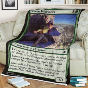 Game Magic The Gathering Silhana Ledgewalker Sherpa Blanket