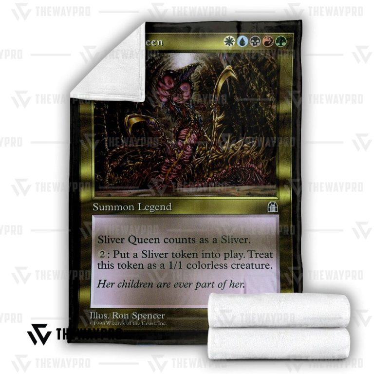 Game-Magic-The-Gathering-Silver-Queen-Blanket-2