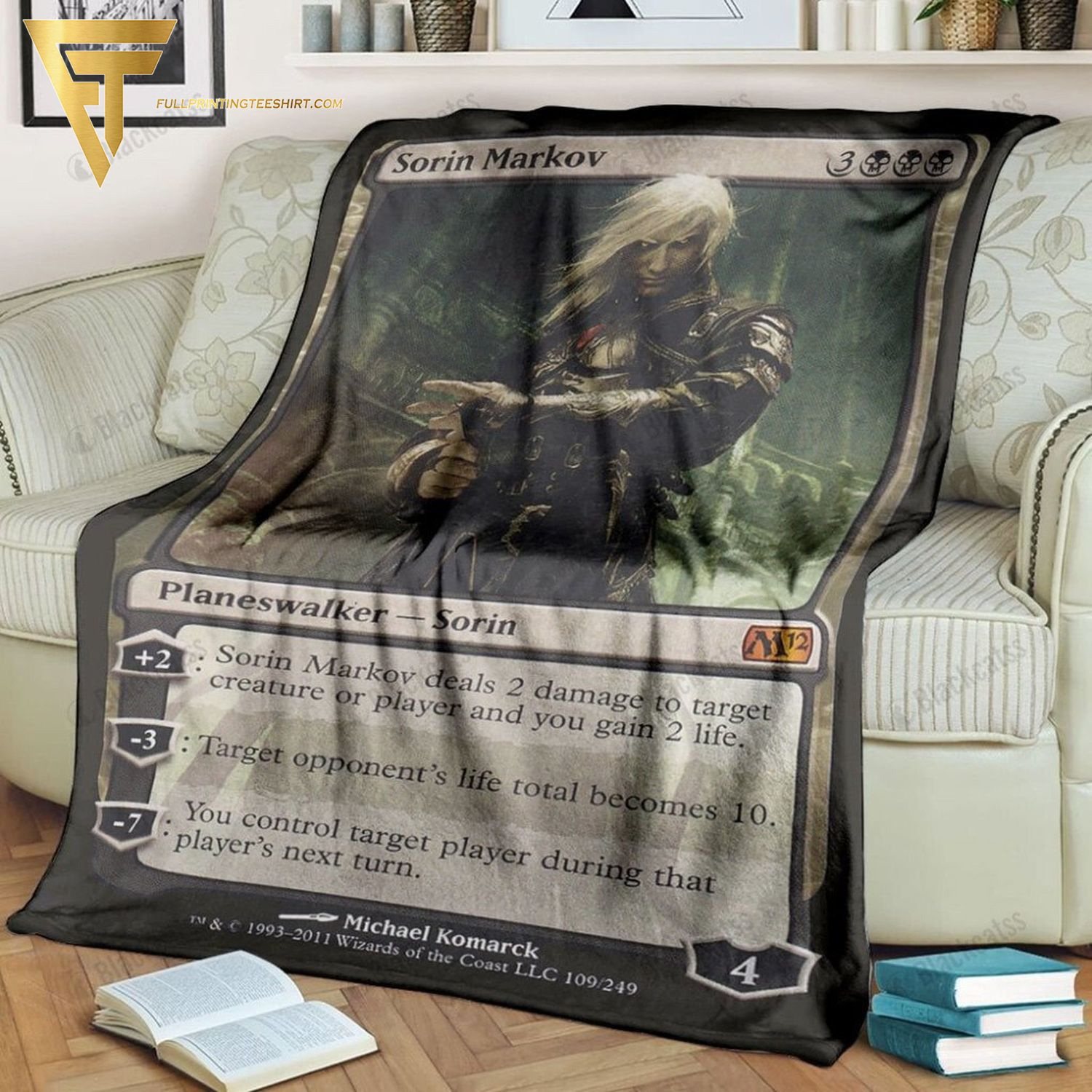Game Magic The Gathering Sorin Markov All Over Print Blanket Game Magic The Gathering Sorin Markov All Over Print Blanket