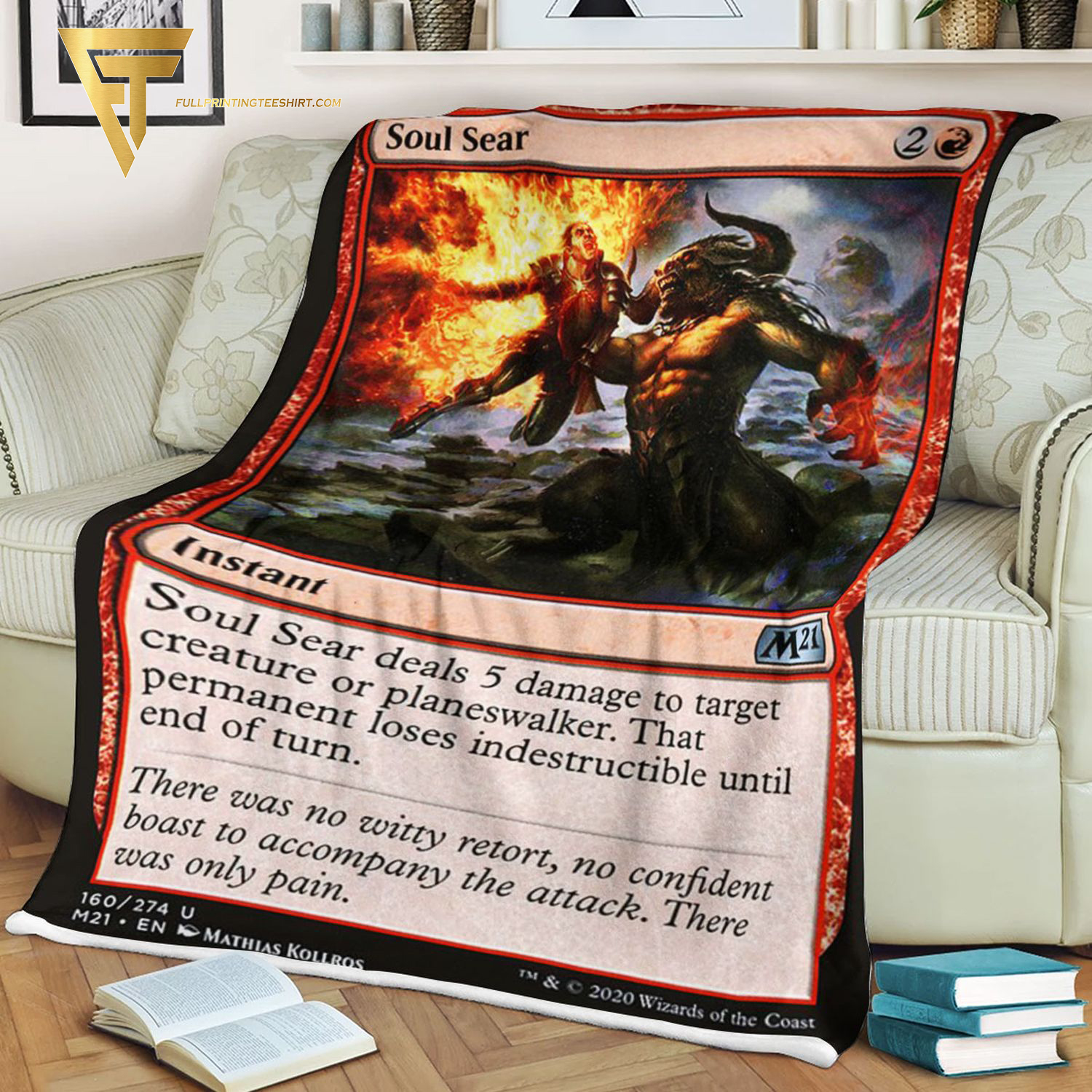 Game Magic The Gathering Soul Sear Blanket Game Magic The Gathering Soul Sear Blanket