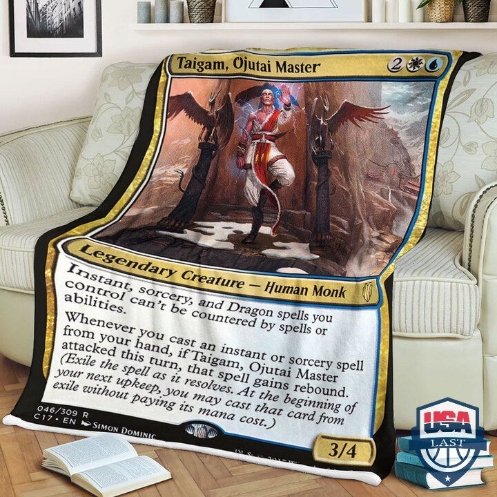 Game Magic The Gathering Taigam Ojutai Master Quilt Blanket Game Magic The Gathering Taigam Ojutai Master Quilt Blanket
