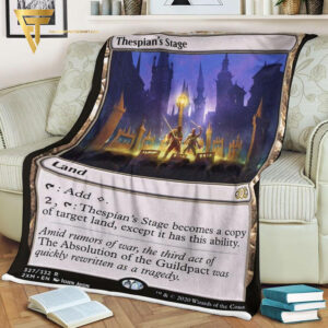 Game Magic The Gathering Thespians Stage Blanket
