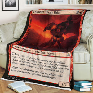 Game Magic The Gathering Thunder Thrash Elder Sherpa Blanket