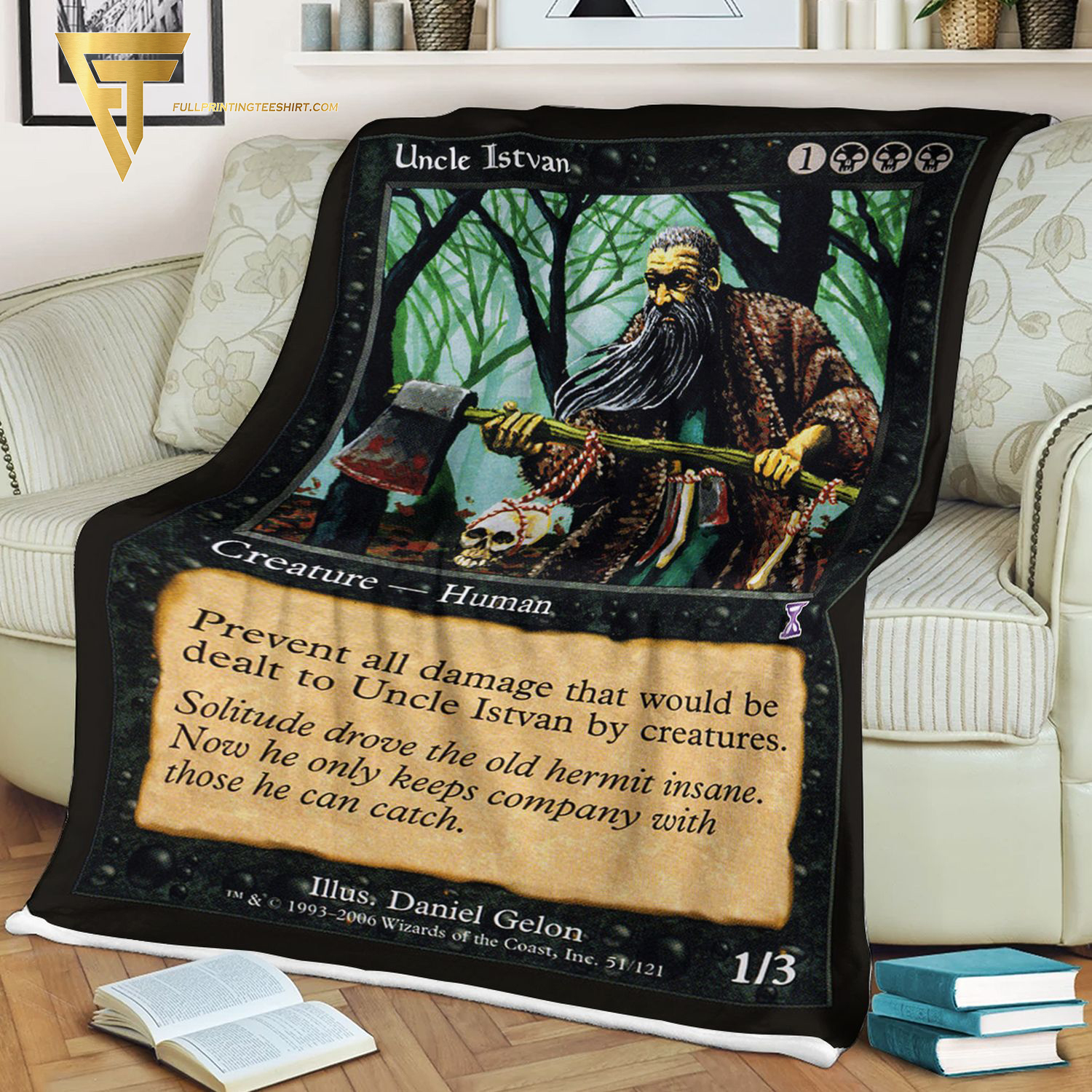 Game Magic The Gathering Uncle Istvan Blanket Game Magic The Gathering Uncle Istvan Blanket