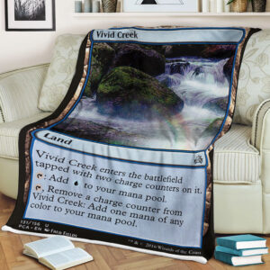 Game Magic The Gathering Vivid Creek Sherpa Blanket