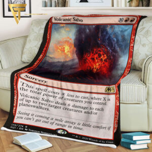 Game Magic The Gathering Volcanic Salvo Blanket