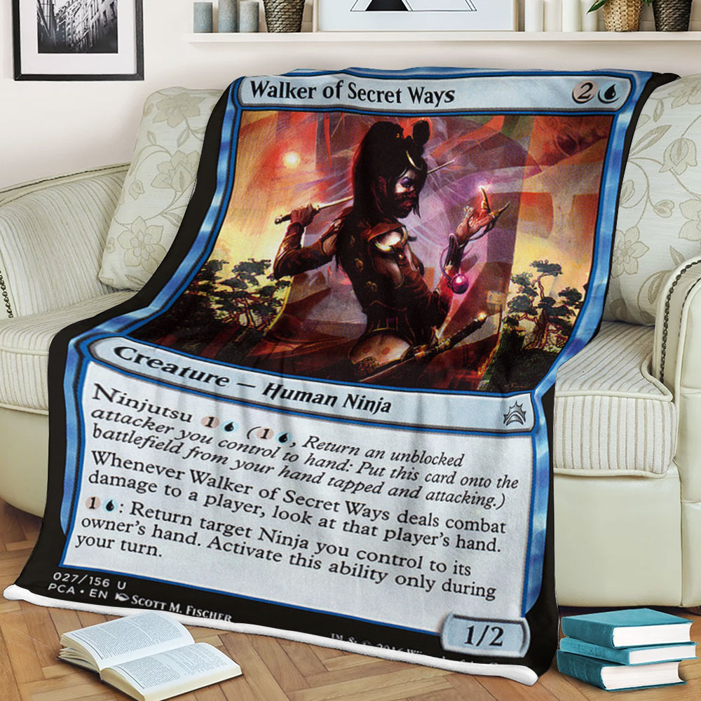 Game Magic The Gathering Walker Of Secret Ways Sherpa Blanket Game Magic The Gathering Walker Of Secret Ways Sherpa Blanket