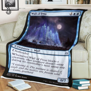 Game Magic The Gathering Wall Of Frost Blanket