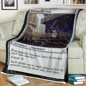 Game Magic The Gathering Whispersilk Cloak Sherpa Blanket