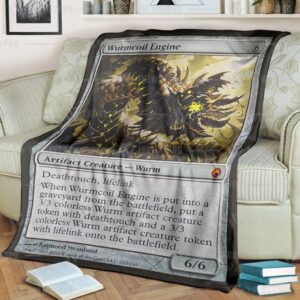Game Magic The Gathering Wurmcoil Engine Blanket