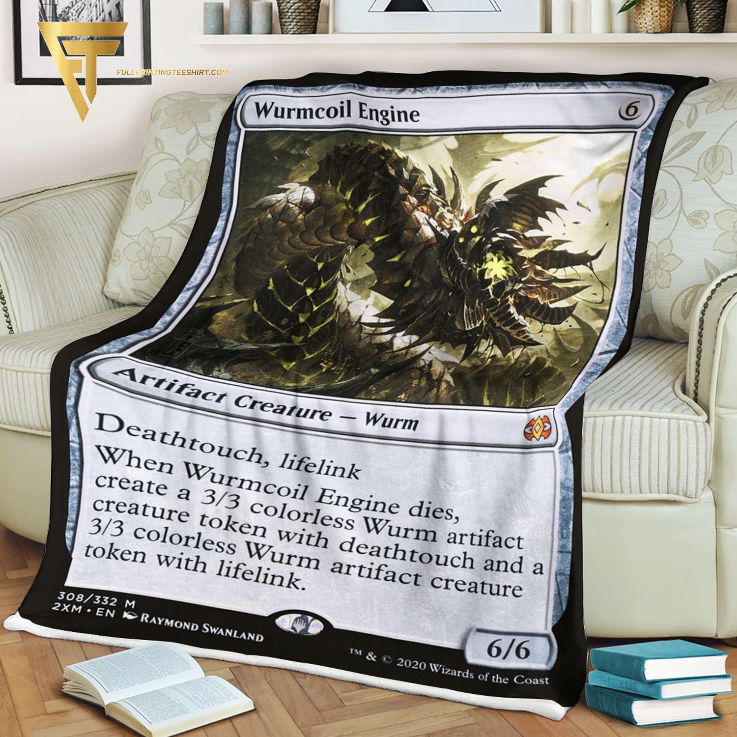 Game Magic The Gathering Wurmcoil Engine Blanket 2 Game Magic The Gathering Wurmcoil Engine Blanket 2