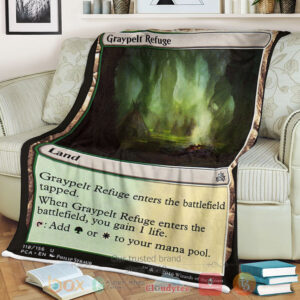 Game Mtg 118 Graypelt Refuge Sherpa Blanket