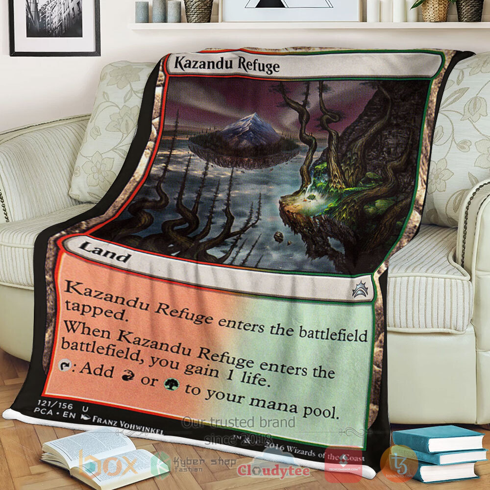 Game Mtg 121 Kazandu Refuge Sherpa Blanket Game Mtg 121 Kazandu Refuge Sherpa Blanket