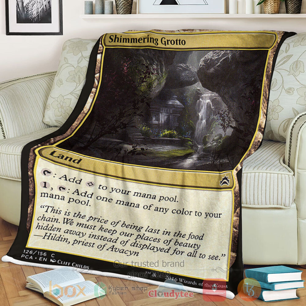 Game Mtg 126 Shimmering Grotto Sherpa Blanket Game Mtg 126 Shimmering Grotto Sherpa Blanket
