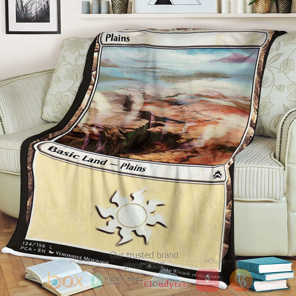 Game Mtg 134 Plains Sherpa Blanket Game Mtg 134 Plains Sherpa Blanket