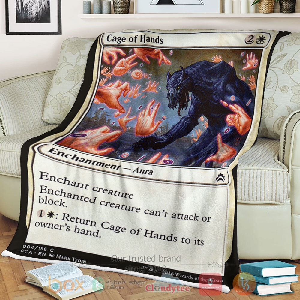Game Mtg 4 Cage Of Hands Sherpa Blanket Game Mtg 4 Cage Of Hands Sherpa Blanket