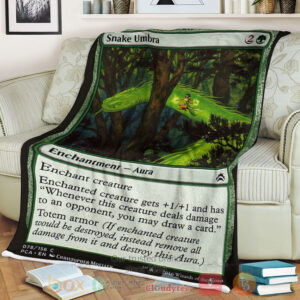 Game Mtg 78 Snake Umbra Sherpa Blanket