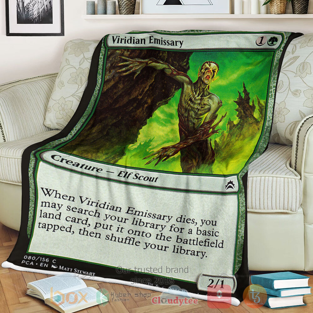 Game Mtg 80 Viridian Emissary Sherpa Blanket Game Mtg 80 Viridian Emissary Sherpa Blanket