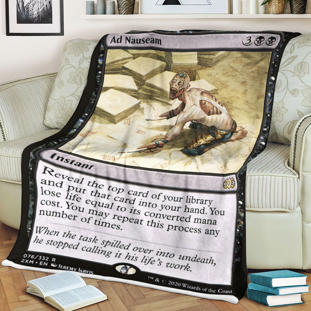 Game Mtg Ad Nauseam Blanket Game Mtg Ad Nauseam Blanket