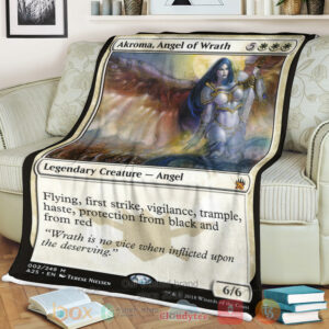 Game Mtg Akroma Angel Of Wrath Sherpa Blanket