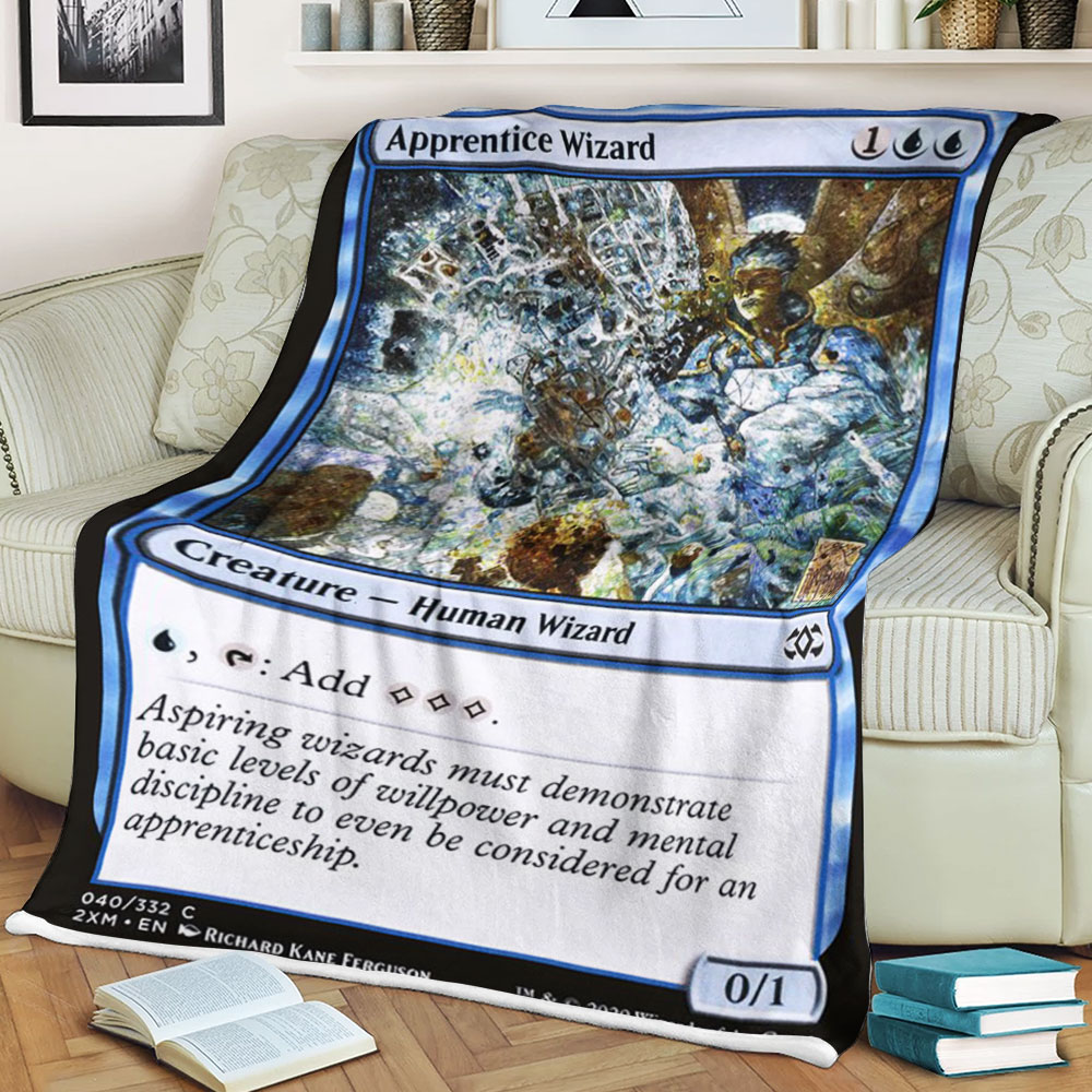 Game Mtg Apprentice Wizard Blanket Game Mtg Apprentice Wizard Blanket