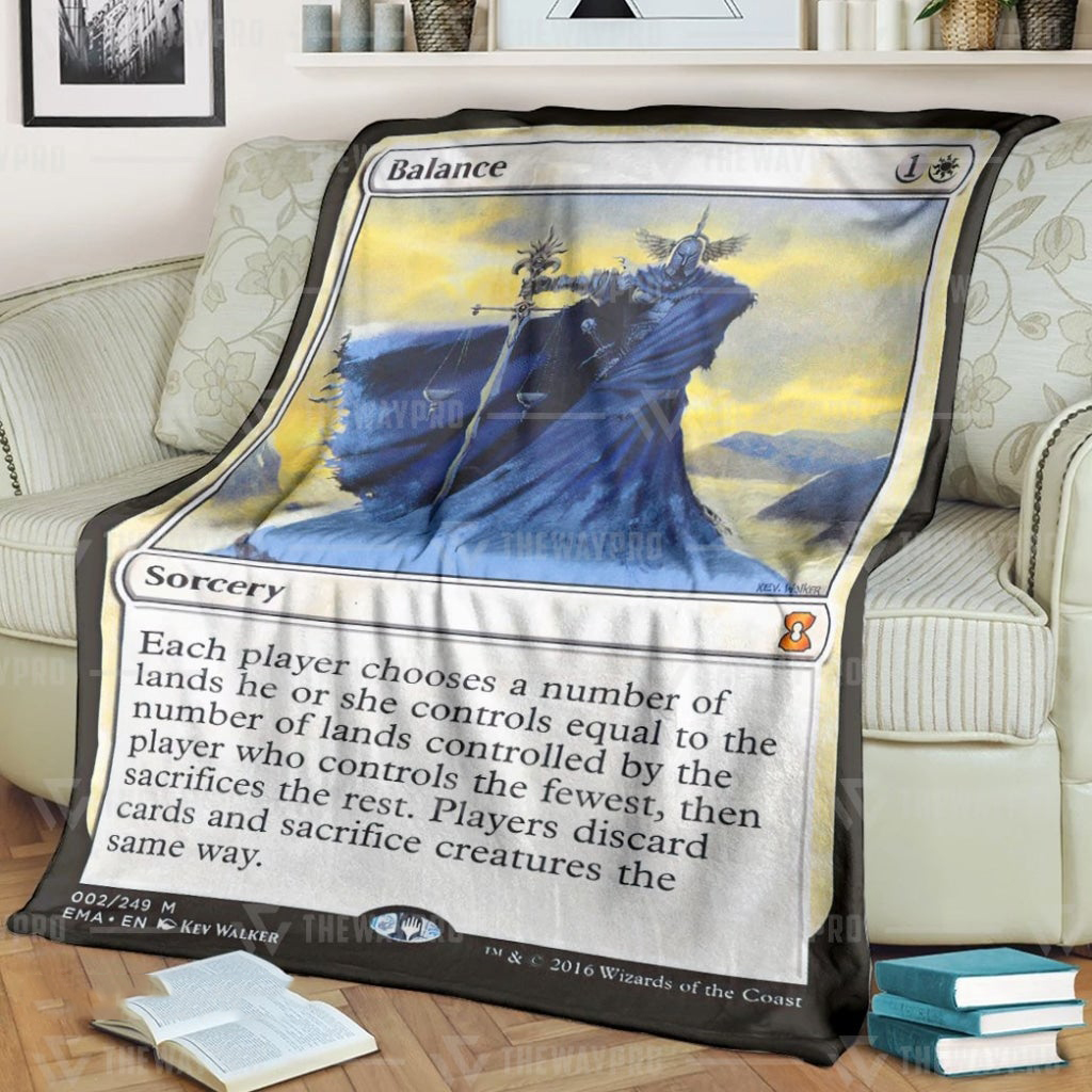 Game Mtg Balance Custom Soft Blanket Game Mtg Balance Custom Soft Blanket