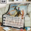 Game Mtg Basri Devoted Paladin Fleece Blanket