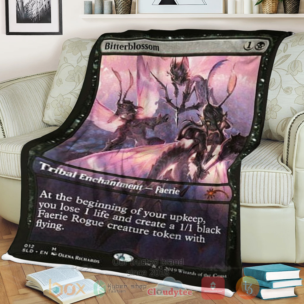 Game Mtg Bitterblossom Sherpa Blanket Game Mtg Bitterblossom Sherpa Blanket