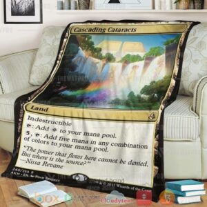 Game Mtg Cascading Cataracts Custom Soft Blanket