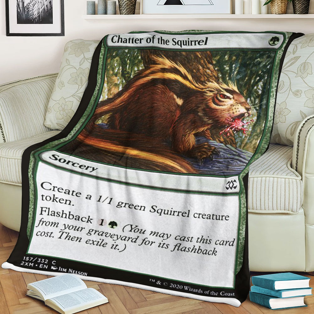 Game Mtg Chatter Of The Squirrel Blanket Game Mtg Chatter Of The Squirrel Blanket