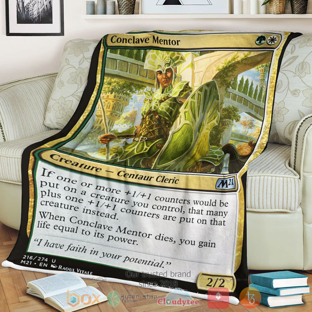Game Mtg Conclave Mentor Fleece Blanket Game Mtg Conclave Mentor Fleece Blanket