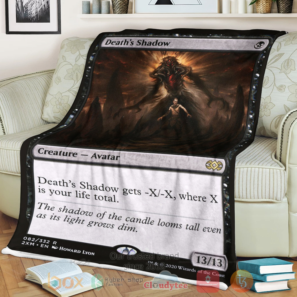 Game Mtg Deaths Shadow Sherpa Blanket Game Mtg Deaths Shadow Sherpa Blanket