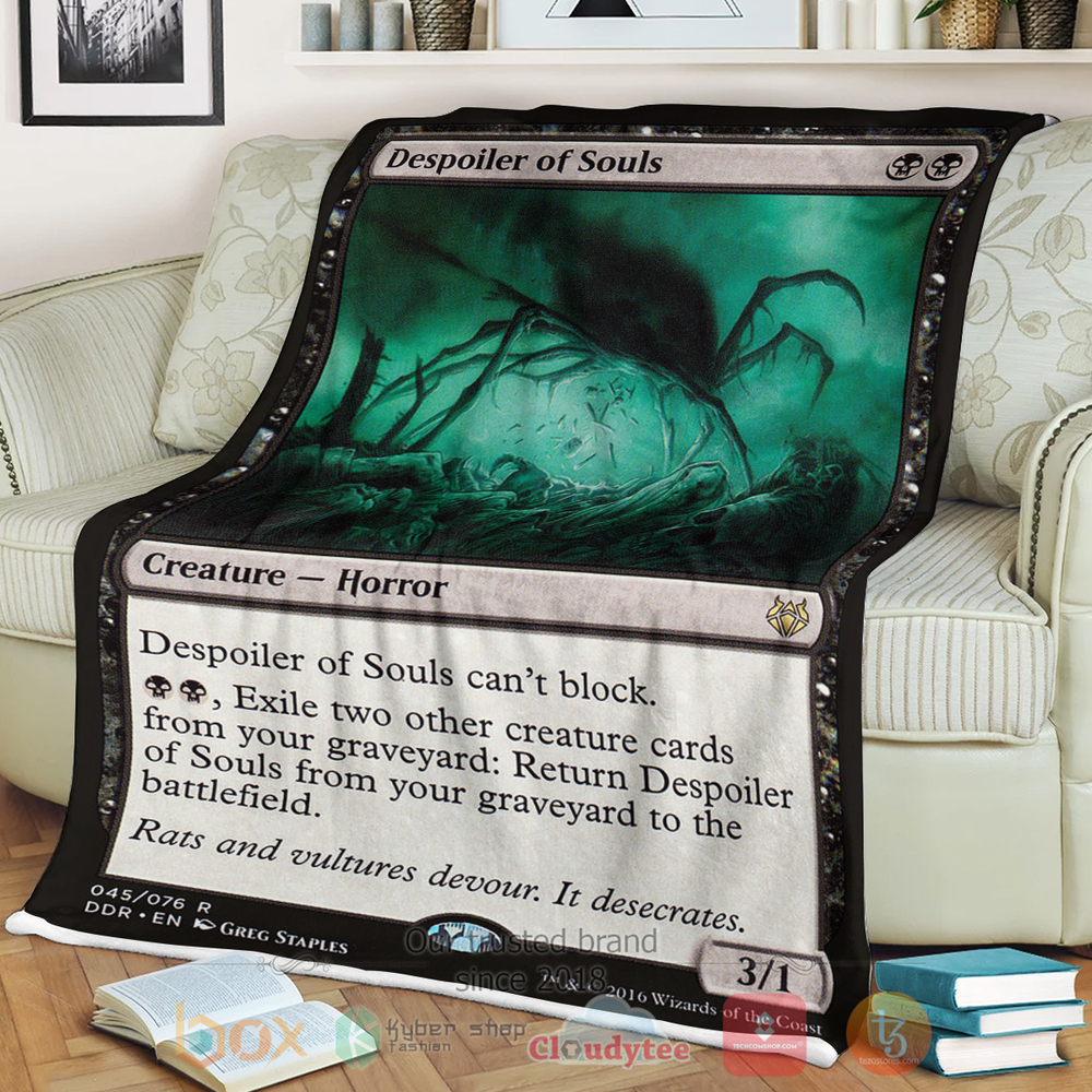Game Mtg Despoiler Of Souls Sherpa Blanket Game Mtg Despoiler Of Souls Sherpa Blanket