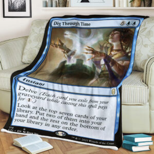 Game Mtg Dig Through Time Soft Blanket