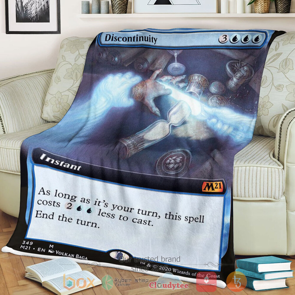 Game Mtg Discontinuity Fleece Blanket Game Mtg Discontinuity Fleece Blanket