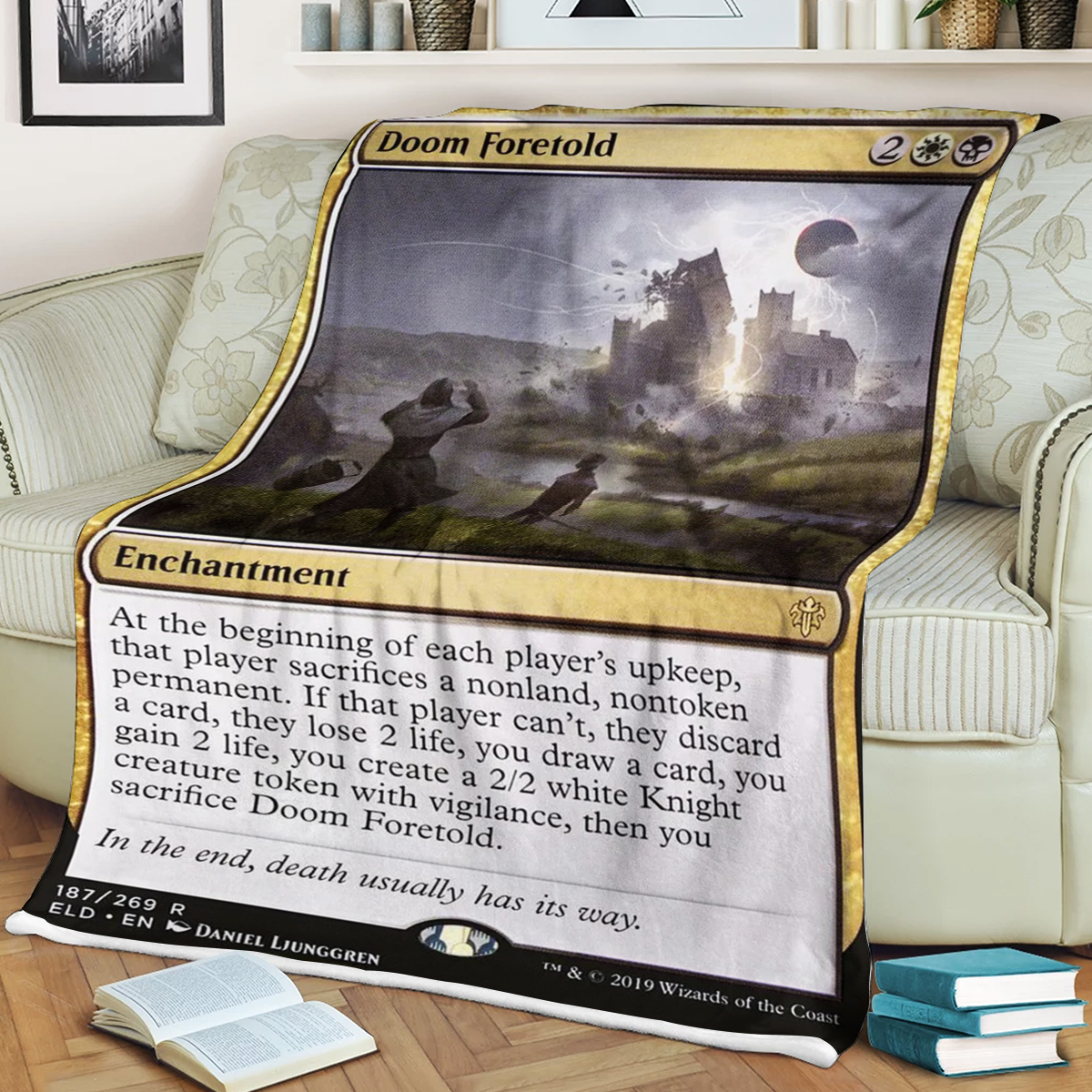 Game Mtg Doom Foretold Blanket Game Mtg Doom Foretold Blanket