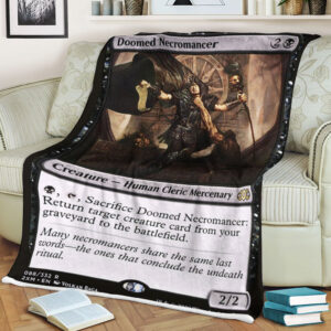 Game Mtg Doomed Necromancer Blanket