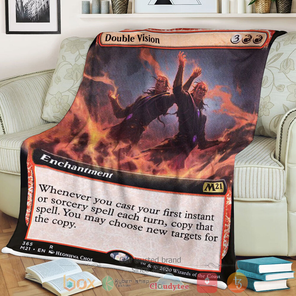 Game Mtg Double Vision Fleece Blanket Game Mtg Double Vision Fleece Blanket