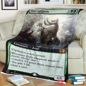 Game Mtg Elder Gargaroth Fleece Blanket
